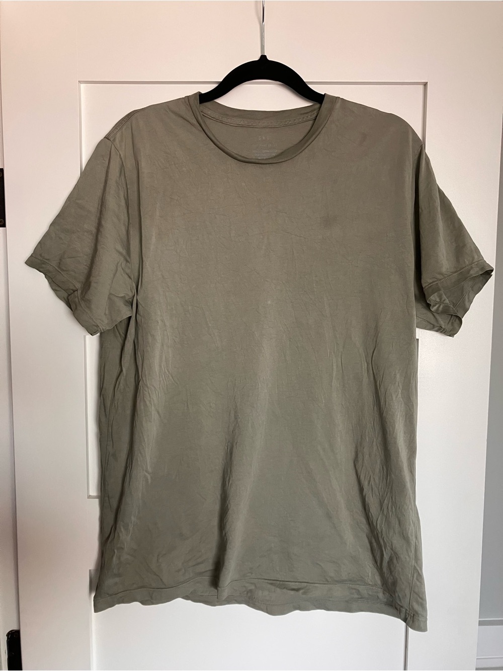 Save Khaki United SKU - Short Sleeve Supima Crew Tee no pocket - Sage